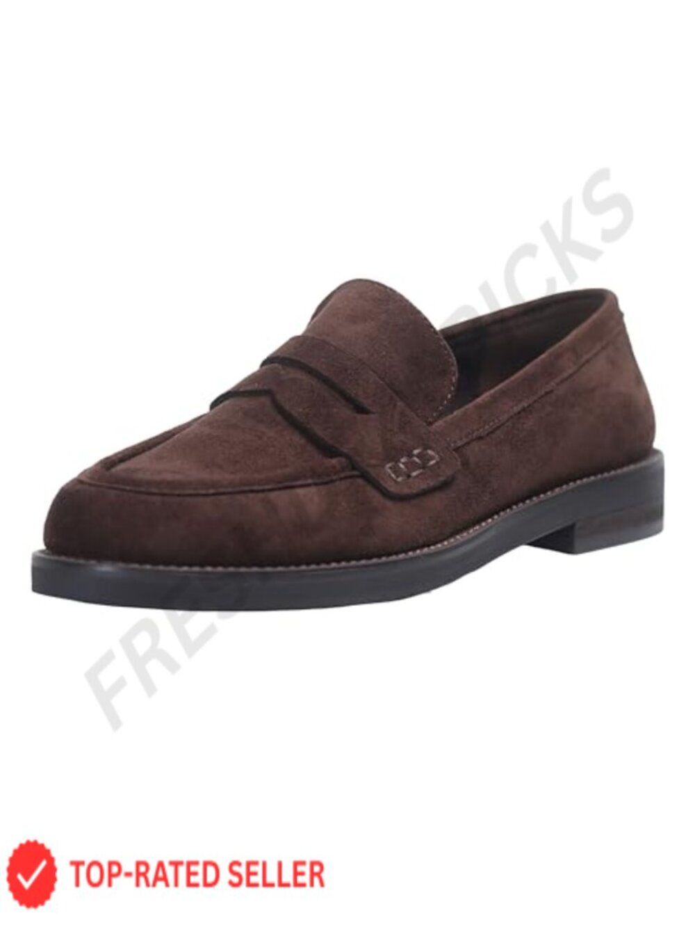 Suede Penny Loafers Slip On Business Casual Comfort Flats